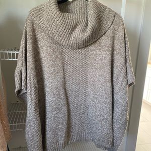Women’s poncho style sweater for NY&Co.